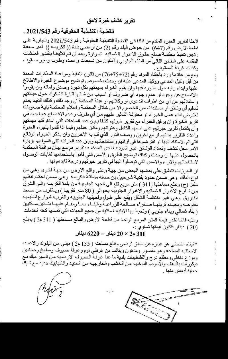 مزاد أرض / مجمع — الكريمه